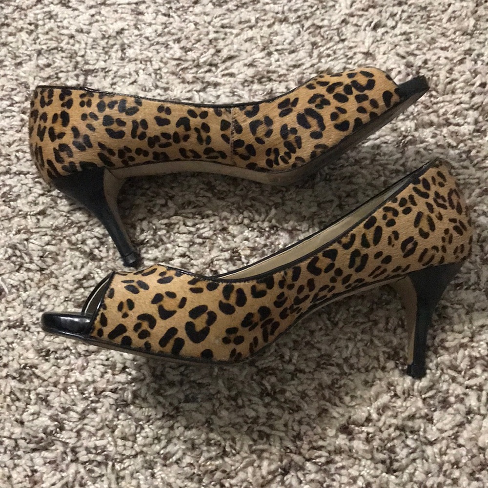Leopard Print Heels - image 4